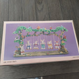 JAIMY Easter Display QUINTET OF SWINGING BUNNIES SCENE Rabbits With BOX Model
