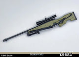 1Set Gun 1/6 Rifle Weapon Model Male For 12" Action Figure HT SHF PH JO Model