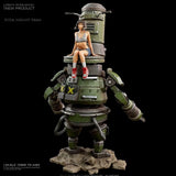 73mm Girl with Mecha Robot Resin Model Kit Sci-Fi Figure Unassembled Model