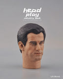 1/6 Scale Young Brosnan Head Carving Sculpt Model Toys Model