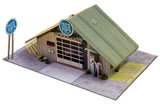 BK 4810 1:48 Scale Commercial Steel Garage Photo Real Scale Building  Slot Cars Model