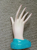 Vtg Ceramic Hand Jeans Mud House Decor Ring Display 7.75" Model
