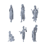 LYTR263 1/64 Ancient Beauty Hexad Resin Miniature Model 6-Figure Set, Unpainted Model