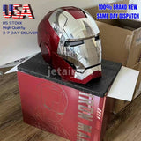 US AUTOKING Iron Man MK5 1:1 Helmet Wearable Voice-controlled Mask Cosplay Prop Model