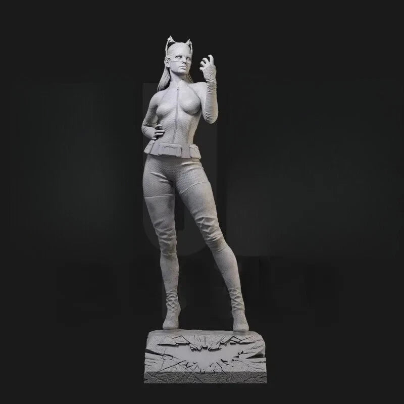 1/24 Resin Figure Model Kit Masquerade Masked Girl Fantasy Miniature Statue Model