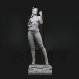 1/24 Resin Figure Model Kit Masquerade Masked Girl Fantasy Miniature Statue Model
