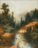 Needlework Crafts Embroidery DIY Counted Cross Stitch Kits - The Glory of Nature Model