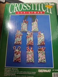 Bernat Crosstitch Christmas Messages Sack Kits New Model