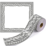 78ft Silver Frame Bulletin Board Border Silver Rococo Picture Frame Die Cut S... Model
