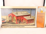 Con-Cor HO Scale 9028 2 Stall Diesel House with Operating Doors Building Kit NEW Model