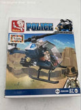 SlubanKids Police Helicopter M38 B0638B 87 Pieces Building Set Ages 6+ Model