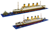dOvOb Micro Mini Blocks Titanic Model Building Set with 2 Small, Assorted Model