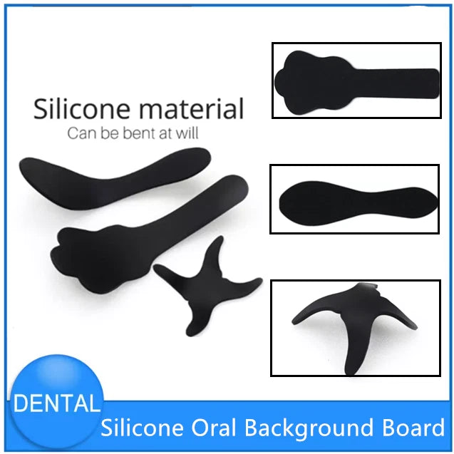 Dental Oral Background Board Silicone Contraster Photography Flexible Foldable Model