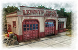 Bar Mills Models 0382 HO Scale Lenny's Truck Service Garage (Kit) Model