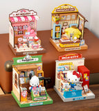 Sanrio DIY Miniature House Kit - Hello Kitty My Melody Pochacco Pompompurin Model