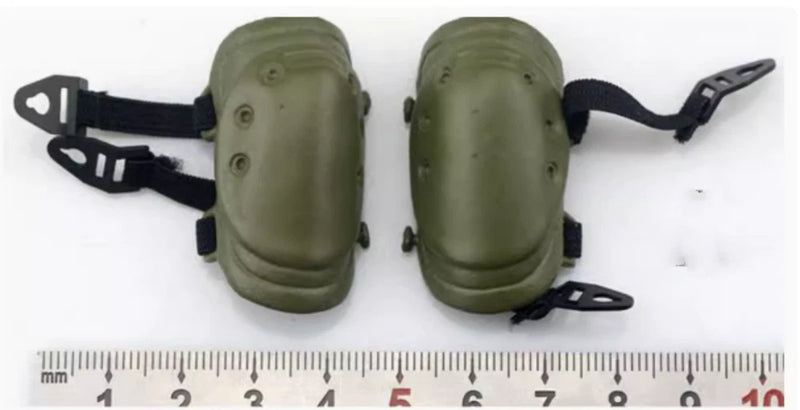 1/6 Soldier Knee Protector green Model Soldier Accessories   Toy Fit 12'' figure Model