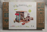 Rolife DIY Wooden Doll House 3D Builder Miniature Toys Set Simon's Cafe Model