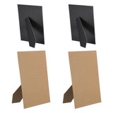 Easel Back Picture Frame Back Stand for 11.7" DIY Photo Board 4 Pcs & Black Model