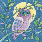 Heritage counted cross stitch kit Aida "Owl", WCOW1380-A, 12,5x12,5cm, DIY Model