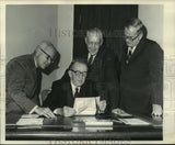1967 Press Photo Board of Trade officers elected at annual general membership Model