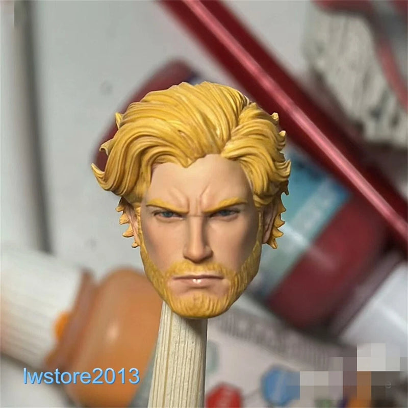 1:6 1:12 1:18 Aquaman Anime Head Sculpt For 12" 6" 3.75" Male Figure Body Toys Model