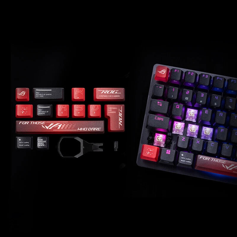ROG PBT 5 Face Dye-Sub Keycaps 13-Key Model