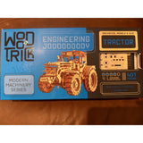 Wood Trick Tractor 3D Wooden Puzzle Mechanical Model Kit 401pc New Sealed Model