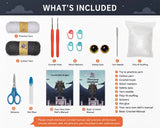 DIY Dragon Crochet Starter Kit Amigurumi Craft Kit Complete Set for Beginners Model