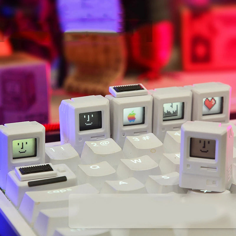 Mechanical Keyboard Key Caps Macintosh Backlit Keycap Cross Shaft Keyboard Parts Model
