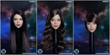 1/6 Scale SDH023C Asia Motor Girl Head Carving Model Toys DIY 12'' Figure Model