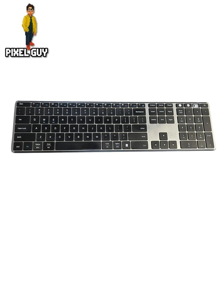 Ausdom HD238-3 Wireless Bluetooth Full Keyboard With Dongle (1 Keycap Missing) Model
