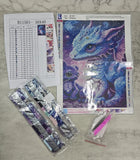 Baby Dragon Diamond Multicolor Kit 5D Art Adults DIY Gift Craft Model