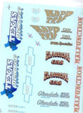 Slixx 8026 Gasser Mini Sheet #12 1/24 1/25 waterslide Drag decal Model