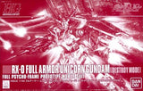 HGUC 1/144 Full Armor Unicorn Gundam (Destroy Mode) Red Plated Model Kit NEW Model