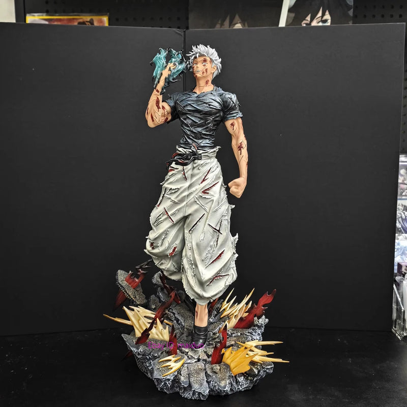 Gojo Satoru Resin Black Studio Heroe Recast Figurine Statue 1/6 38cm Model