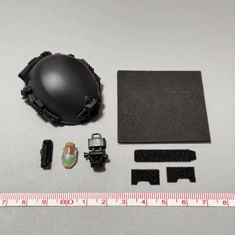Easy&Simple ES 26074A 1/6 Scale L.A.P.D. SWAT Helmet Set Model Model