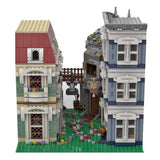 Modular Silkwood Street with 3 Unique Shop Buildings 2429PCS MOC Kits Model