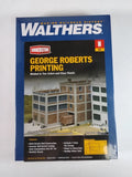 New Walthers 933-3231 George Roberts Printing Inc. Kit N Scale Train Model