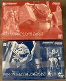 HIGH MOBILITY TYPE ZAKU ?? TEAM MONSTRE CUSTOM & RX782 Team Bright Rare RG 1/144 Model