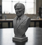 Harvey Dent Two-Face Bust Figure Large 10" inch  - 3D Printed Figurine Statue Model