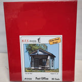 B.T.S Buildings 27233 POST OFFICE Laser Cut Wood Model Railroad Kit HO Scale Model
