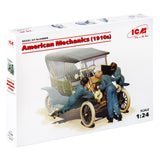 American mechanics (1910s) ICM 24009 Plastic figures model kit Scale 1:24 Model