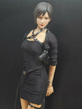 1Set 1/6 Scale Soldier Gift Sexy Black Dress Model Fits for 12