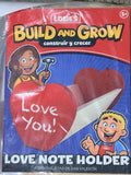 NEW in Bag Lowe's Kids DIY Workshop Kit Heart Love Note Holder Build And Grow Model