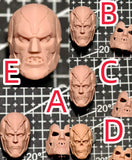 1/12 1/4 1/6 1/18 Unpainted Dr. Doom Robert Downey Jr. Head Carved Model Toys Model