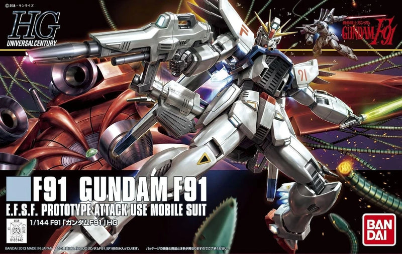BANDAI HGUC 1/144 Mobile Suit Gundam F91 Model Kit Model