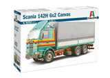Italeri 90762 1/24 Scale Model Truck Kit Scania 142H 6x2 Canvas Model