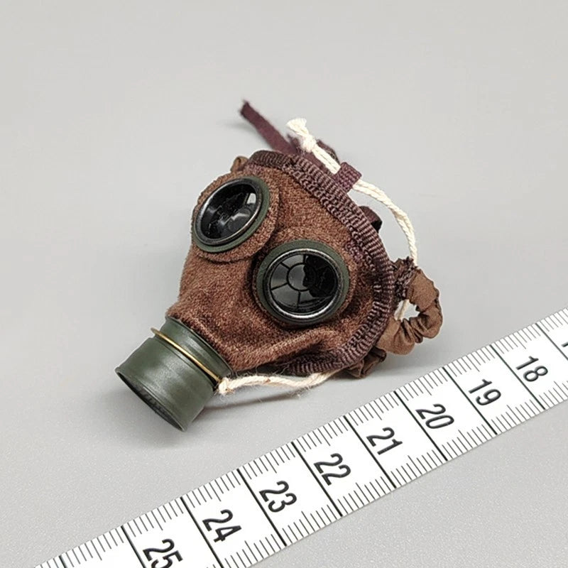 DID D11015 1/6 WWI German MG08 Gunner - Gas mask model Model