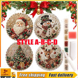 DIY Christmas Santa Diamond Painting Kit, 5D Beaded Pearl Art & Craft Set Model
