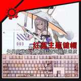 Anime Nikke PBT Transparent Cherry MX Keycaps For Mechanical Keyboard 108 Keys Model
